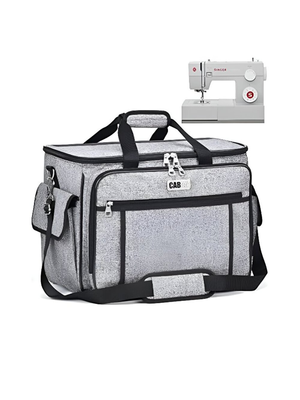 Sewing Machine Case - Carrying Bag with Removable Padding